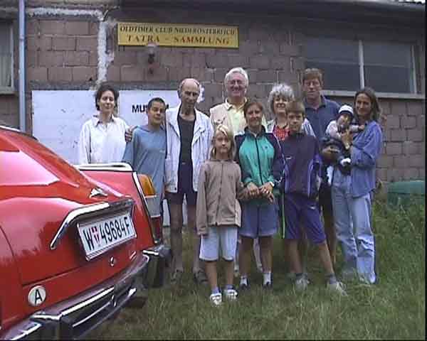 Das Museum, die Tatra-Legende Oskar, die zufriedenen Besucher